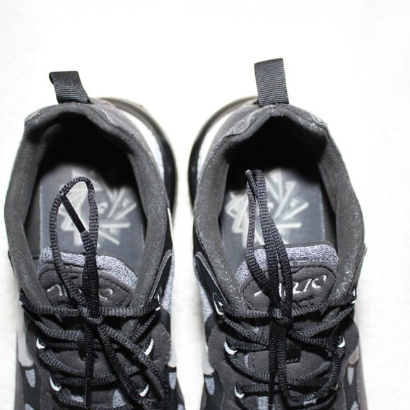 Nike Mens Air Max 270 React Shoes Gray Black Size 9.5 A04971-001 Lifestyle - Picture 6 of 7
